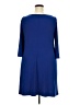 MSK Solid Blue Casual Dress Size 2X - photo 2
