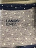 Lands' End Polka Dots Blue Short Sleeve Blouse Size L - photo 7