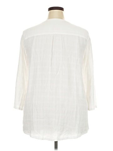 Studio by Liz Claiborne 3/4 Sleeve Blouse (view 2)