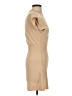 Zara Solid Tan Casual Dress Size S - photo 4