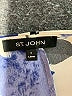 St. John Blue Sleeveless Silk Top Size P (petite) - photo 7