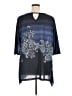 Catherines 100% Polyester Blue 3/4 Sleeve Top Size 1X - photo 2