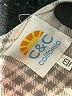 C&C California Plaid Gray Long Sleeve Blouse Size M - photo 7