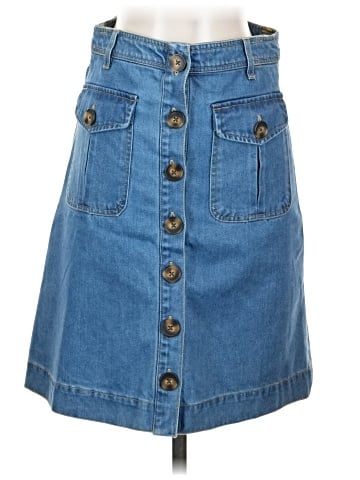 Sundance Denim Skirt (view 1)