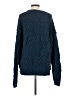 Free People Blue Pullover Sweater Size S - photo 2