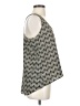 Cherish Gray Sleeveless Blouse Size S - photo 4