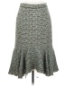 Elevenses Chevron-herringbone Teal Casual Skirt Size 2 - photo 1