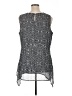 Fever 100% Polyester Gray Sleeveless Blouse Size XL - photo 2
