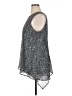 Fever 100% Polyester Gray Sleeveless Blouse Size XL - photo 5