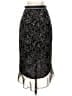 Ted Baker London 100% Polyester Floral Black Formal Skirt Size 2 (0) - photo 2