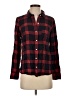 Tommy Hilfiger 100% Viscose Plaid Red Long Sleeve Button-Down Shirt Size S - photo 1