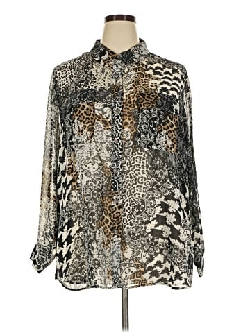 TWO by Vince Camuto Long Sleeve Blouse (view 1)