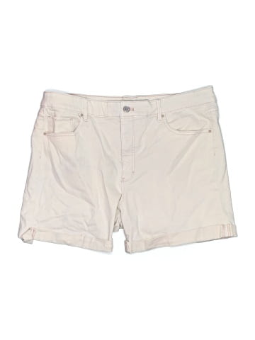 White House Black Market Khaki Shorts (view 1)