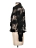 Zara Floral Black Long Sleeve Blouse Size S - photo 5