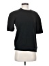 Zara 100% Cotton Black Short Sleeve Turtleneck Size S - photo 1
