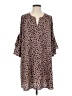 Umgee Animal Print Brown Casual Dress Size S - photo 1