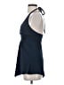 Ella Moss Blue Sleeveless Blouse Size S - photo 5