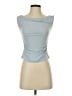Pull&Bear Blue Sleeveless Top Size S - photo 1
