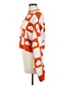 Topshop 100% Acrylic Hearts Orange Pullover Sweater Size 8 - photo 5