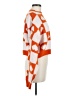 Topshop 100% Acrylic Hearts Orange Pullover Sweater Size 8 - photo 4