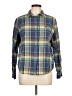 Pendleton Plaid Blue Long Sleeve Button-Down Shirt Size L - photo 1