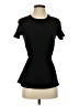 Stateside 100% Cotton Black Short Sleeve Turtleneck Size S - photo 1