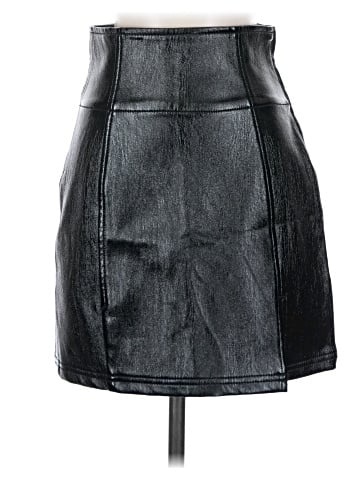 Free People Faux Leather Skirt (view 1)