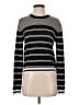 Jason Wu Stripes Black Turtleneck Sweater Size S - photo 1