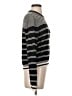 Jason Wu Stripes Black Turtleneck Sweater Size S - photo 4