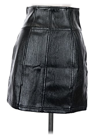 Free People Faux Leather Skirt (view 2)