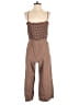 Bella Dahl 100% Tencel Solid Brown Jumpsuit Size XS - photo 1