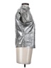 Pilcro Metallic Silver Sleeveless Blouse Size S - photo 4