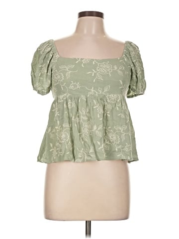 Altar'd State Short Sleeve Blouse (view 1)