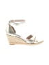Nine West Metallic Silver Wedges Size 9 - photo 1