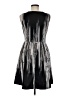 Apt. 9 Graphic Silver Cocktail Dress Size M - photo 2