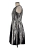 Apt. 9 Graphic Silver Cocktail Dress Size M - photo 5