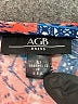 AGB Paisley Blue Casual Dress Size M - photo 4