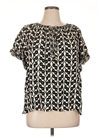 Max Studio Short Sleeve Blouse (view 1)