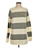 Doe & Rae Stripes Gray Pullover Sweater Size S - photo 1