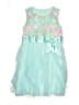 Bonnie Jean 100% Polyester Teal Dress Size 16 - photo 1