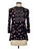 One September 100% Cotton Blue 3/4 Sleeve Blouse Size XS - photo 1