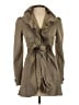 Idra 100% Polyester Tan Trenchcoat Size 0 - photo 1