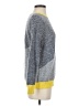 Trouve Chevron-herringbone Yellow Gray Pullover Sweater Size XS - photo 4