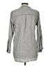 Pure Navy 100% Lyocell Gray Long Sleeve Button-Down Shirt Size M - photo 2