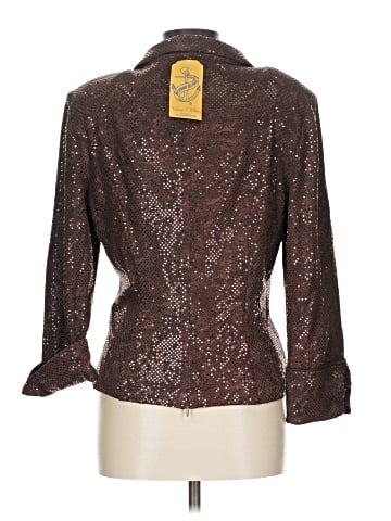 Oblique 3/4 Sleeve Blouse (view 2)