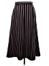 Tommy Hilfiger Stripes Black Formal Skirt Size 2 - photo 2