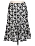 Sherry Taylor Print Silver Casual Skirt Size L - photo 1
