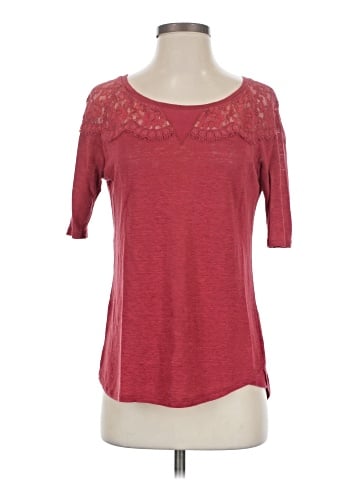 Bordeaux Short Sleeve Top (view 1)