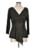 DressBarn Black 3/4 Sleeve Top Size L - photo 1