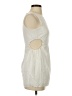 Le Lis Solid White Casual Dress Size S - photo 4